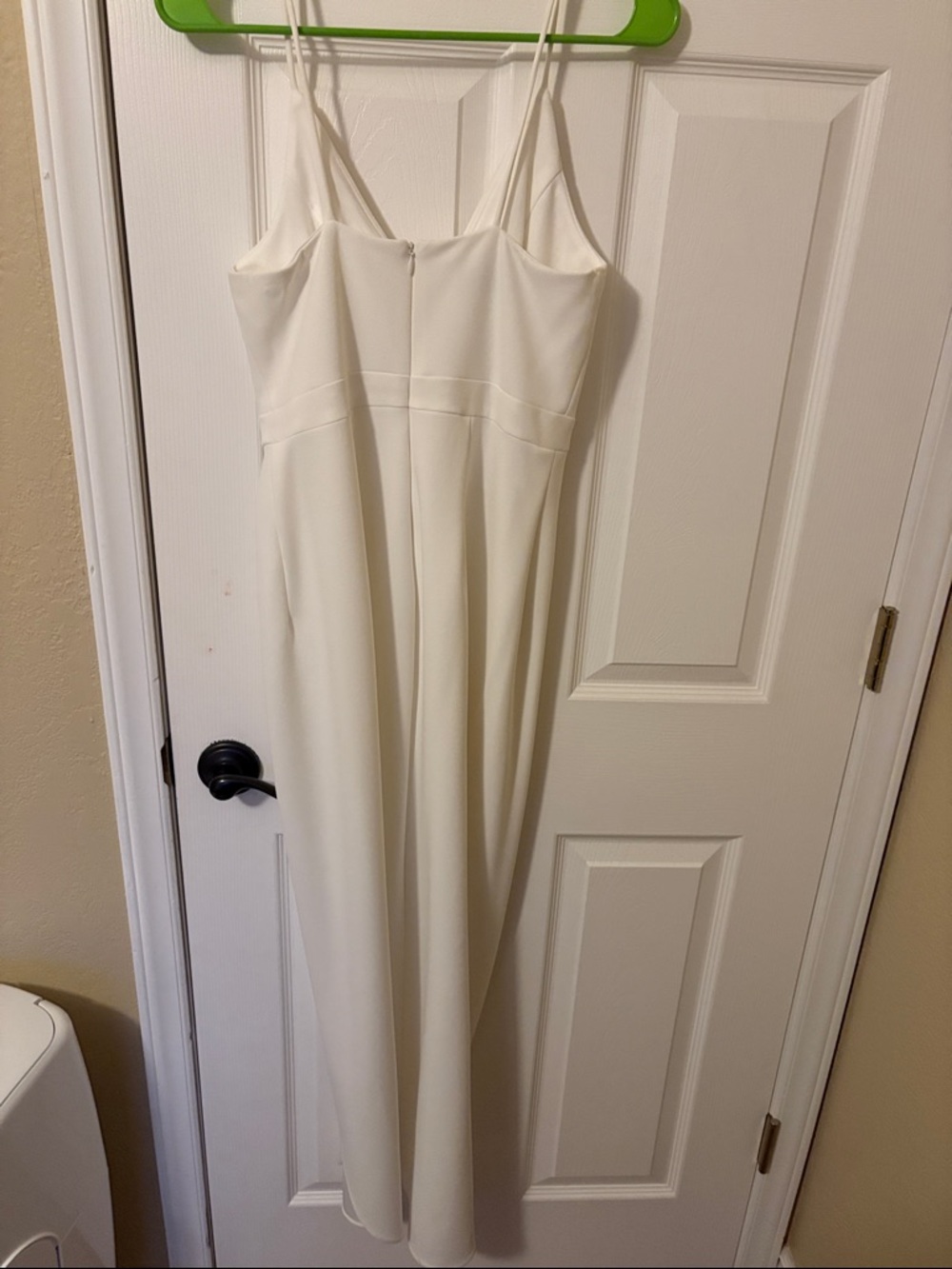 BHLDN Ivory Strapless V-Neck Maxi Dress - Picture 3 of 4